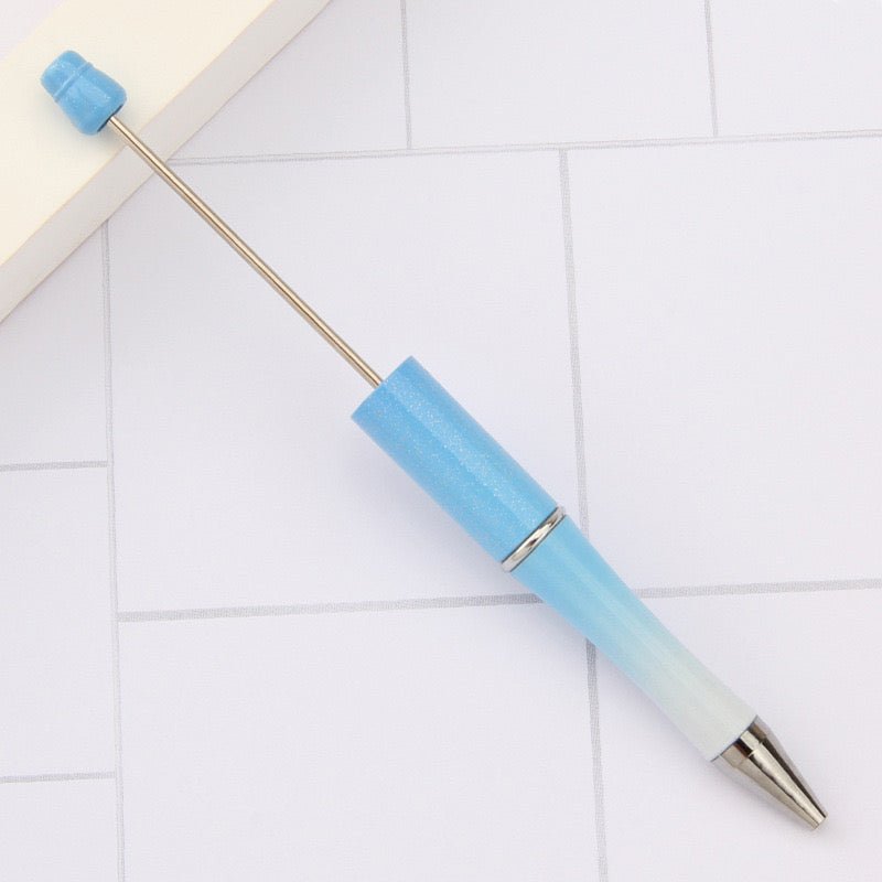 153A. Beadable DIY omber Gliter pen - Romo bead